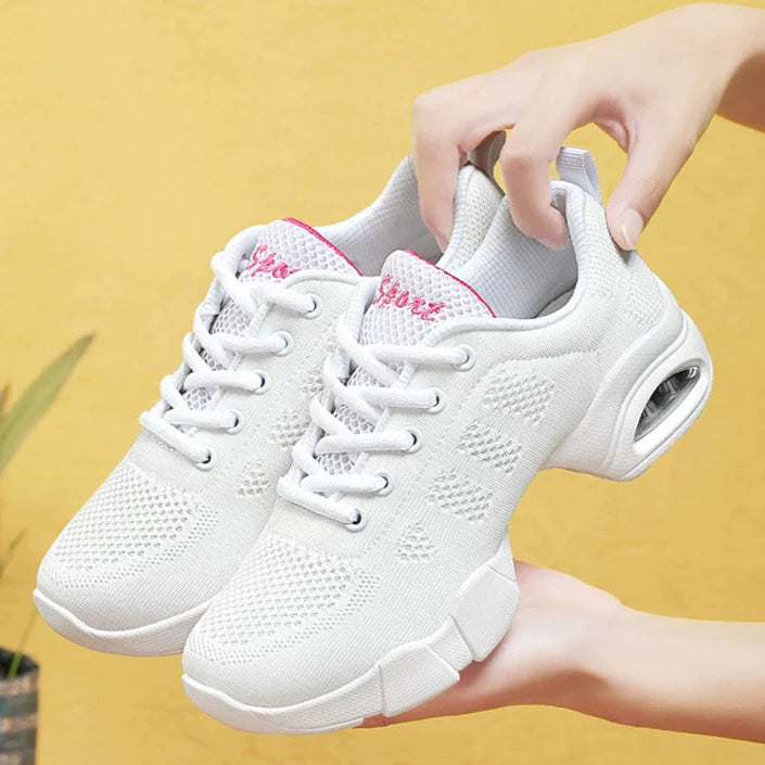 Women's Lace up Air Cushion Sneaker Shoe