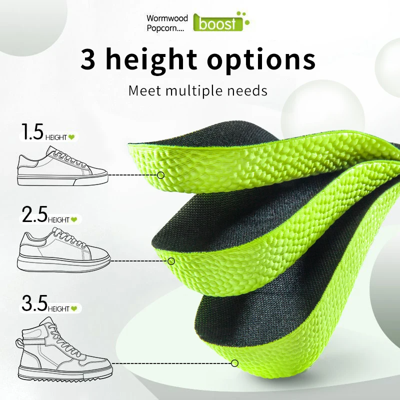 2x Height Increase Insoles