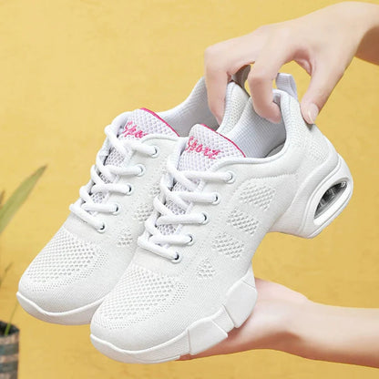 Women's Lace up Air Cushion Sneaker Shoe
